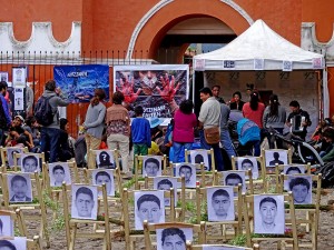 A un año de Ayotzinapa, actividades en San Cristóbal de Las Casas, Chiapas © SIPAZ