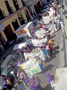 Mobilization on March 8th, International Women's Day, in Chiapas © SIPAZ Archive 2013