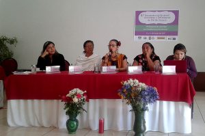 4° encuentro de mujeres activistas y defensoras de derechos humanos, Ciudad de Oaxaca, junio de 2017 © SIPAZ