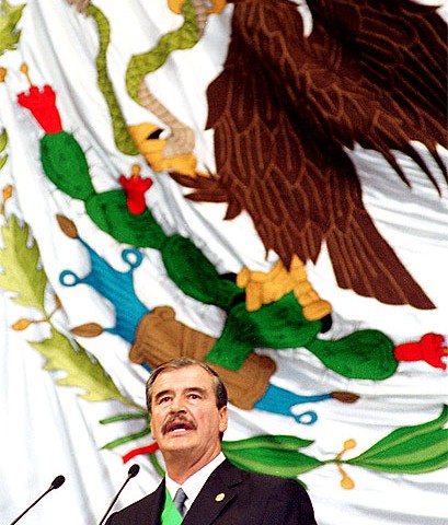 Président Vicente Fox © Présidence du Mexique