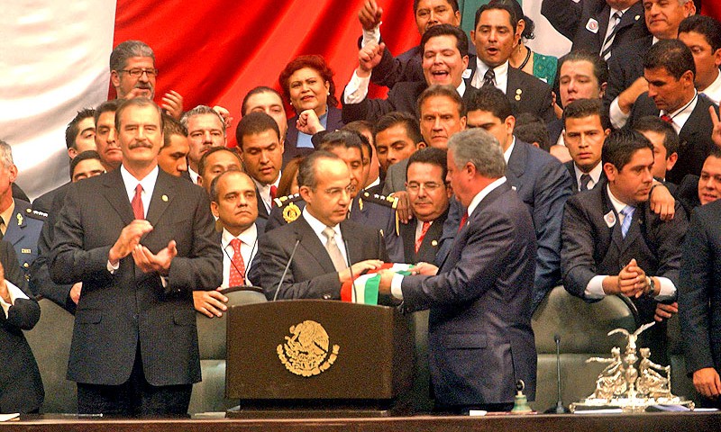 Toma de posesión de Felipe Calderón © México, Presidencia de la República