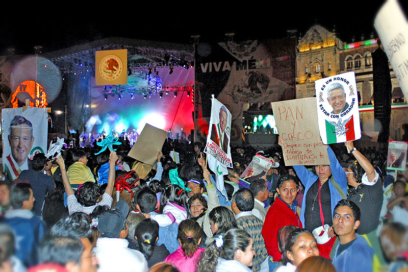 Independence Day auf dem Zócalo in Mexiko-Stadt © Noé Pineda Arredondo