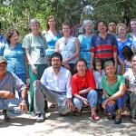 Foto de la delegación con integrantes de la OPIM (Organización del Pueblo Indígena Me Phaa)