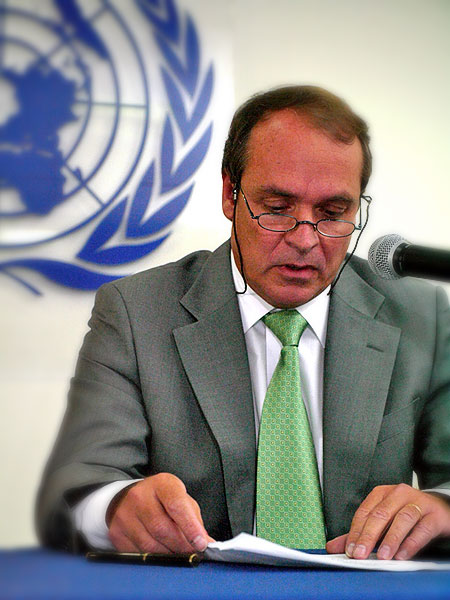 Amerigo Incalcaterra, Representative of the UN High Commissioner for Human Rights (OHCHR) in Mexico