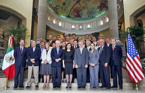 Rencontre Interpalementaire Mexique-USA (Monterrey, juin 2008) © Reuters