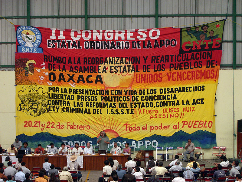 Second Congrès Étatique Ordinaire de la APPO © SIPAZ