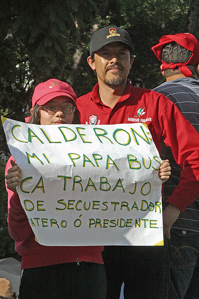 Manifestation à Mexico © Noé Pineda Arredondo