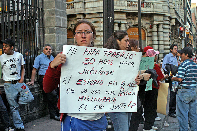 Demonstration in Mexico City © Noé Pineda Arredondo