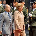 La Canciller alemana Angela Merkel y el Presidente de México Felipe Ignacio Calderón © Esmas.com