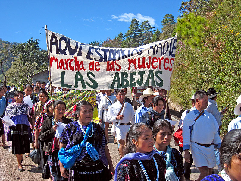 Marcha/Peregrinación de las Abejas en el Día Mundial de las Mujeres © SIPAZ