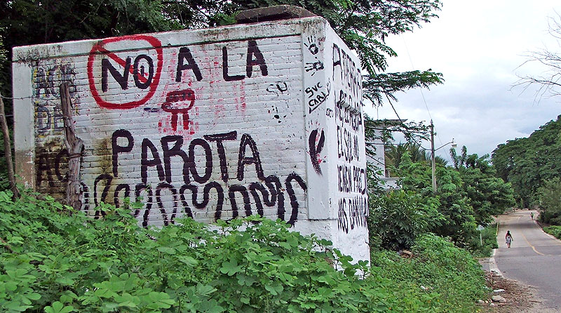 "No a la Parota, CECOP" © SIPAZ