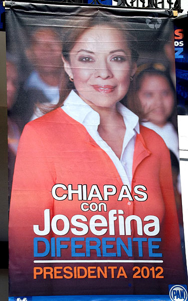 Propagande en faveur de Josefina Vázquez Mota © SIPAZ