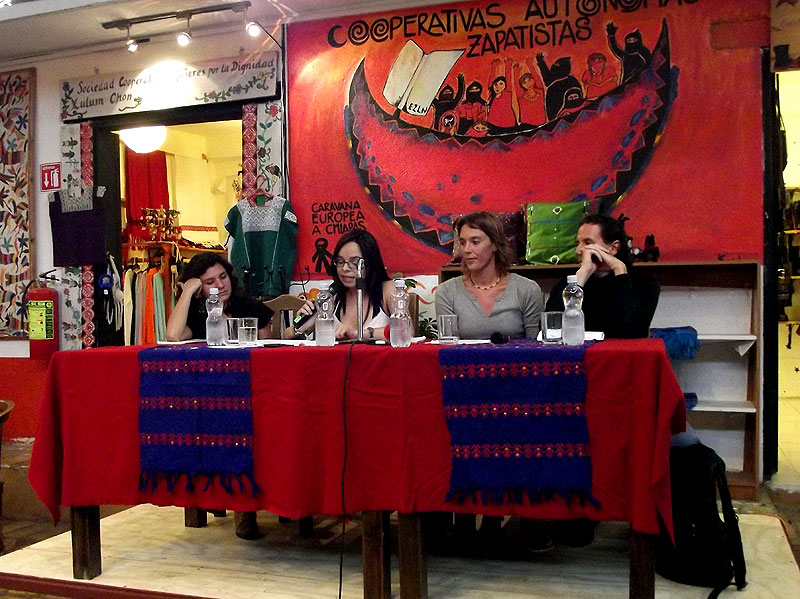 Press Conference of the Peace Network on the Civil Mission of Observation in the Sustainable Rural Cities (CRS) Program, May 2012 @ SIPAZ