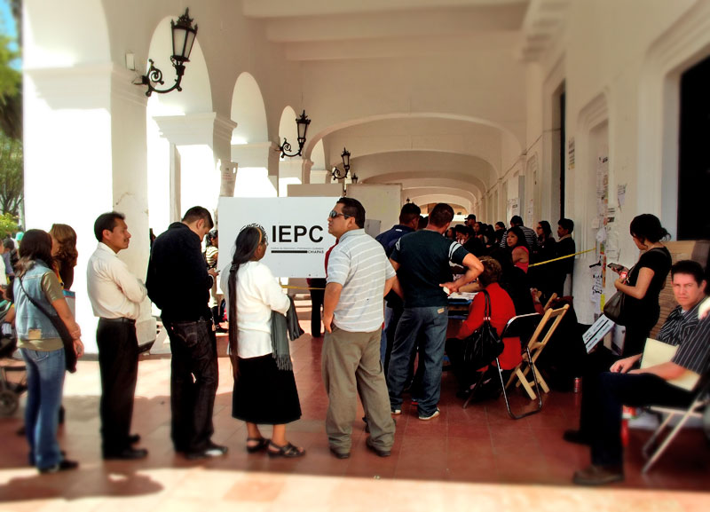 Wahlen am 1. Juli in San Cristóbal de Las Casas © SIPAZ