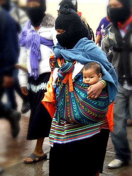 March of the EZLN In San Cristobal de las Casas, Chiapas, december 21, 2013 © SIPAZ