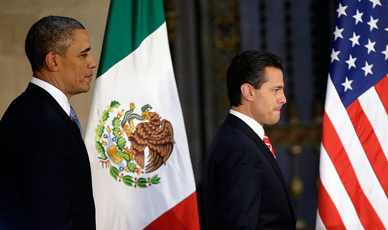 Die Präsidenten Obama und Peña Nieto © expresocampeche.com