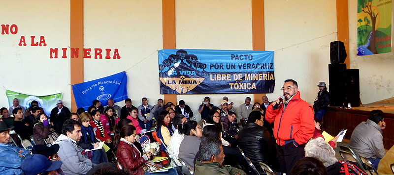 “Rencontre des peuples de Méso-Amérique, Oui à la Vie, Non à l’exploitation minière», Capulalpam de Mendez, Oaxaca, du 17 au 20 Janvier 2013 © SIPAZ