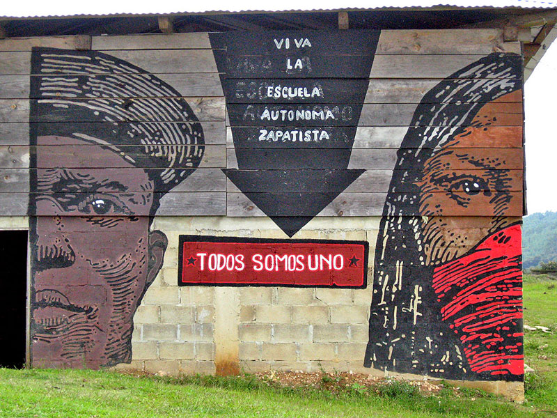 Caracol (Regierungszentrum der Zapatistas) von Morelia, August 2013 © SIPAZ