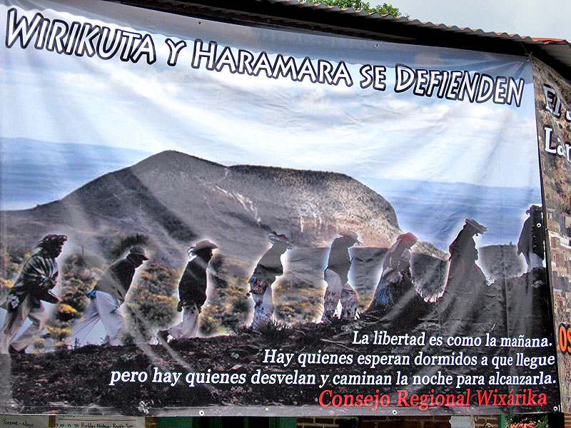 Mural durante la Cátedra El Caminante Tata Juan Chávez Alonso, 17 y 18 de agosto 2013 © SIPAZ