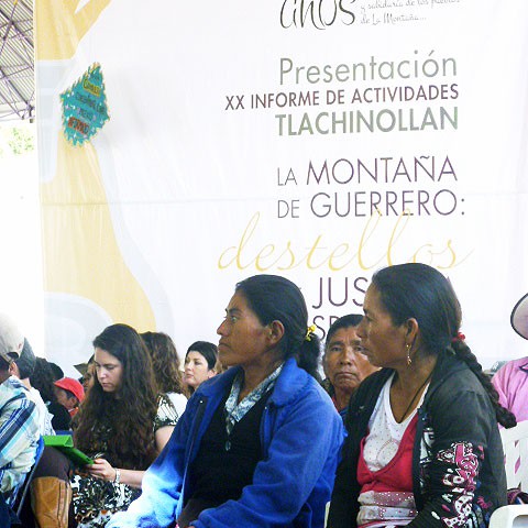 Forum “From the communal heart of resistance,” Tlachinollan anniversary, July 2014 © SIPAZ