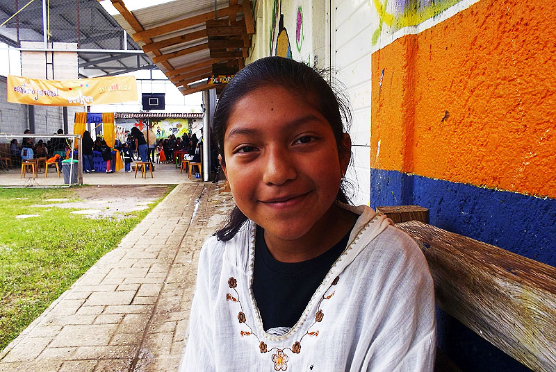 Cintia, trabajadora, 14 años de edad © SIPAZ
