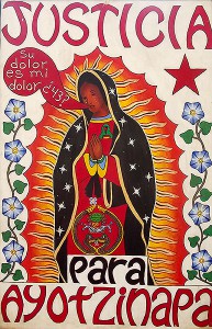 Mural Justicia para Ayotzinapa “su dolor es mi dolor” © SIPAZ