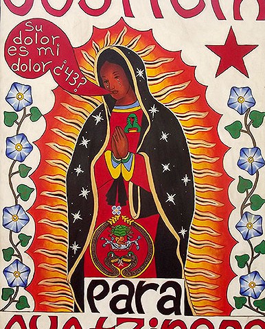 Mural Justicia para Ayotzinapa “su dolor es mi dolor” © SIPAZ