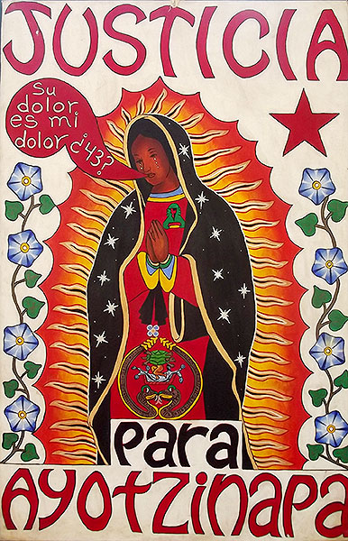 Mural for justice for Ayotzinapa: “your pain is my own” © SIPAZ