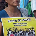 Lanzamiento de la Campaña “Rostros del despojo”, Palenque, noviembre de 2014 © SIPAZ