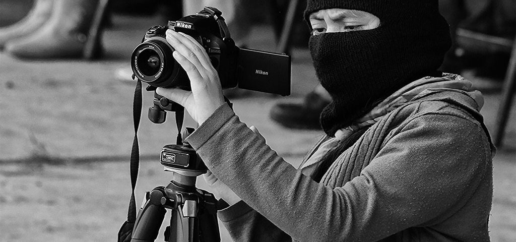 Participation artistique du CNI/EZLN au Carcol de Oventik, Hauts plateaux du Chiapas, 12 octobre 2016 © Noé Pineda