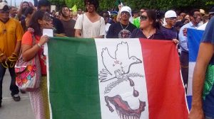 Demonstration against violence triggered by the "war on drugs", Chiapas, 2011 © SIPAZ, archives 