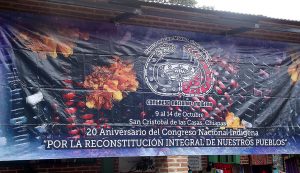 20 aniversario del Congreso Nacional Indígena, octubre de 2016 © SIPAZ