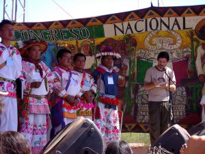 Encuentro de Pueblos Indígenas de América, comunidad de Vicam, Sonora, octubre de 2007 © SIPAZ