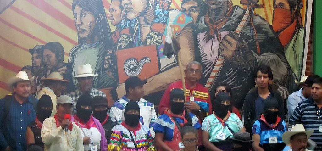 Asamblea Constitutiva del Concejo Indígena de Gobierno para México, San Cristóbal de Las Casas, mayo de 2017 © SIPAZ