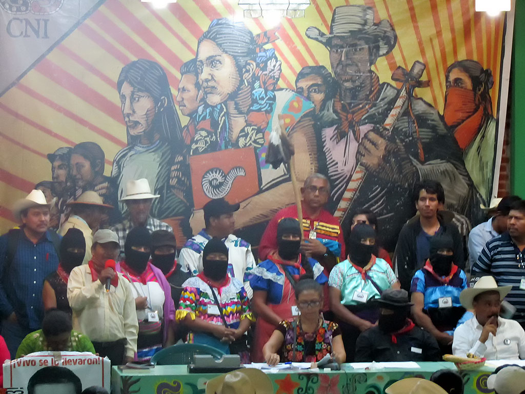 Asamblea Constitutiva del Concejo Indígena de Gobierno para México, San Cristóbal de Las Casas, mayo de 2017 © SIPAZ