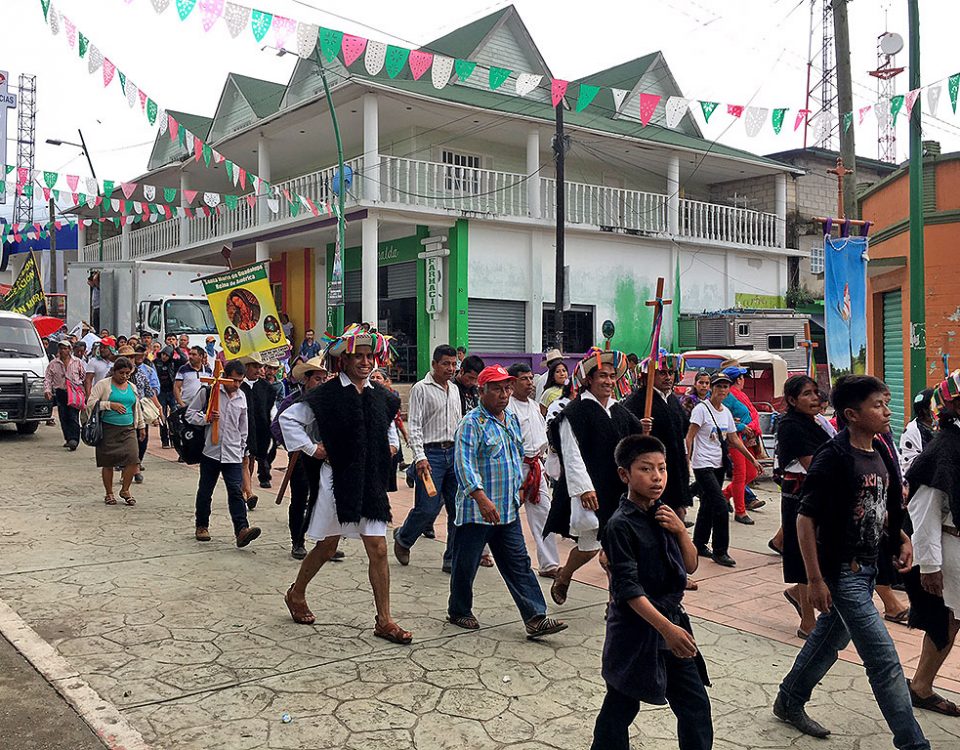 «Movement against mining exploitation and dispossession of the land», Chicomuselo, October 2017 © SIPAZ