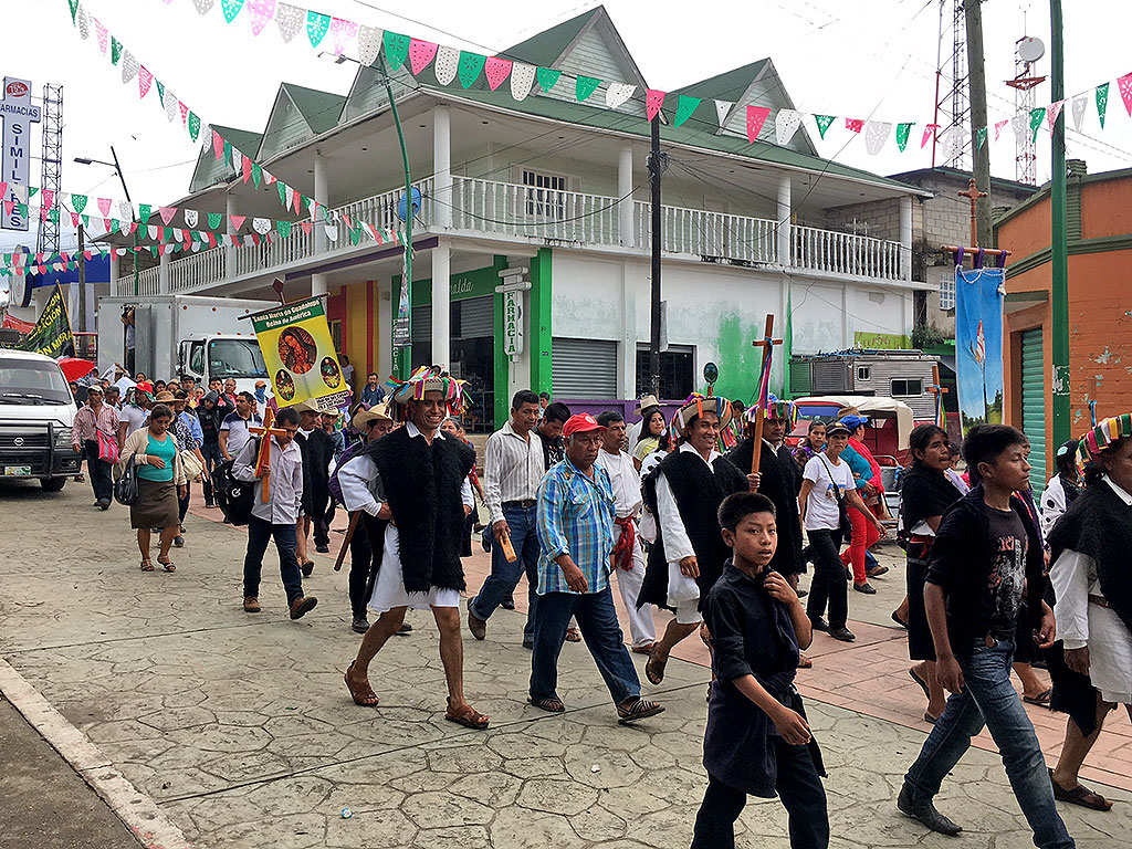 «Movement against mining exploitation and dispossession of the land», Chicomuselo, October 2017 © SIPAZ