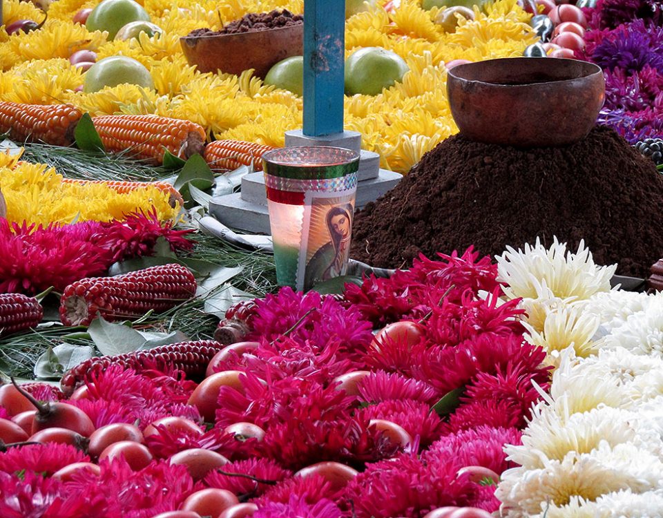 Altar maya, Encuentro de la pastoral de la Madre Tierra, septiembre de 2017 © SIPAZ