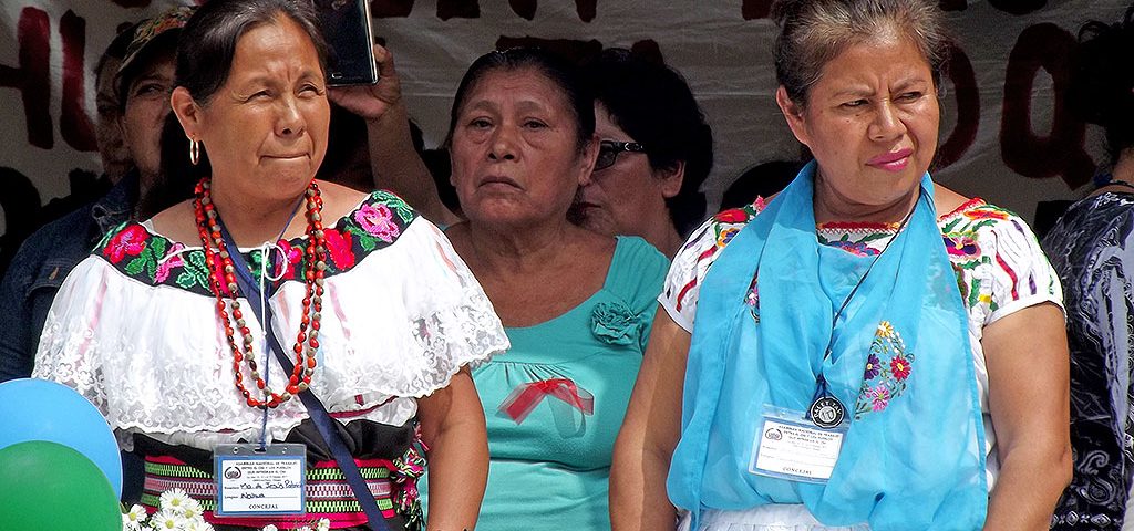 Gira de Marichuy y del CIG en Chiapas, Palenque, octubre de 2017 © SIPAZ