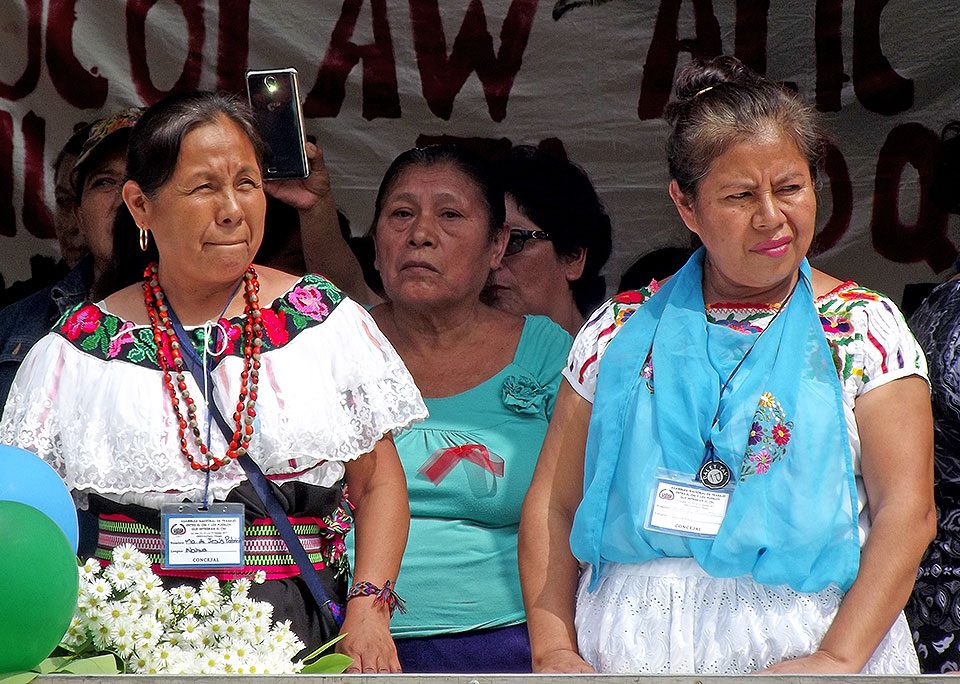 Tour of Marichuy and the CIG in Chiapas, Palenque, October 2017 © SIPAZ