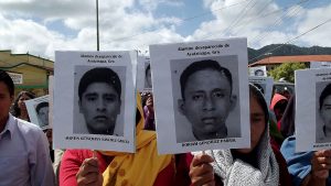 Manifestation pour l'affaire Ayotzinapa © SIPAZ – archive