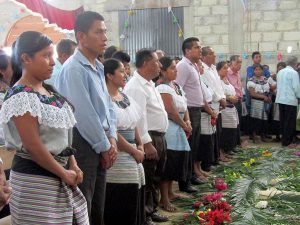 Toma de cargos del Concejo de Voceros del Gobierno Comunitario de Chilón, mayo de 2018 © SIPAZ