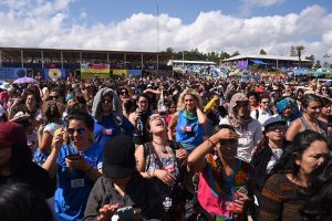 Marche spontanée pendant l'événement © Trasluz Photo