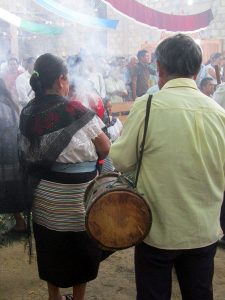 Célébration lors de la formation du Conseil de gouvernement communautaire pour la municipalité de Chilón, Bachajón, mai 2018 © SIPAZ