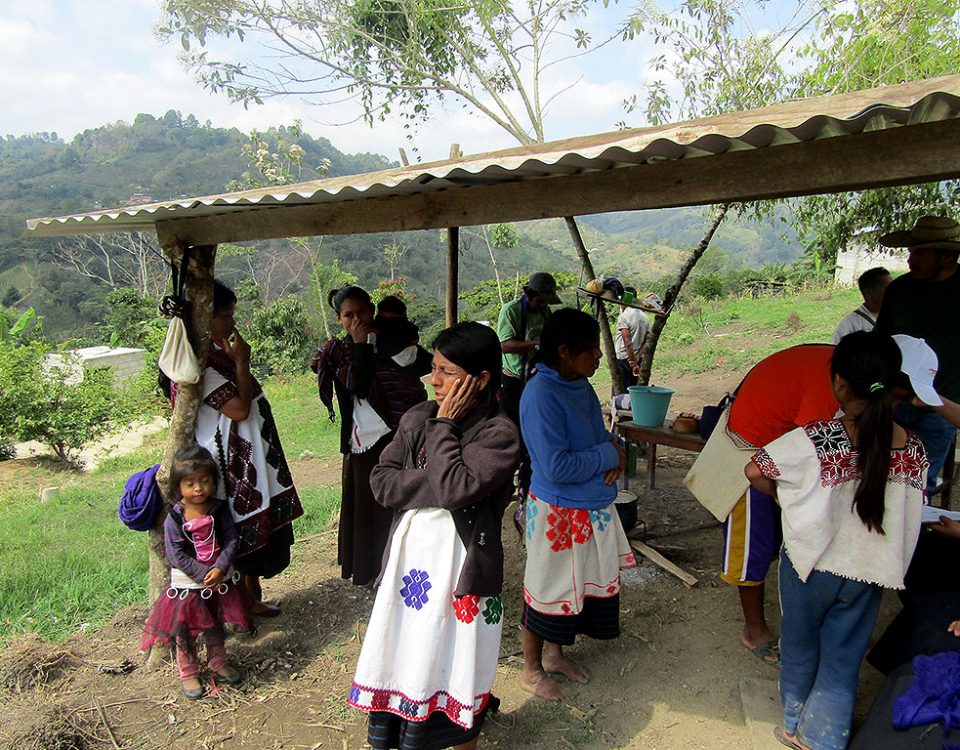 Camp de personnes déplacées à Ch'enmut, municipalité de Chalchihuitán, Chiapas © SIPAZ