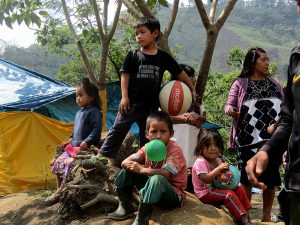 Camp of displaced people in Jolcantetic, municipality of Chalchihuitán, Chiapas © SIPAZ