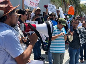 Protests for justice for the murder of Mario Gomez, Chiapas © SIPAZ