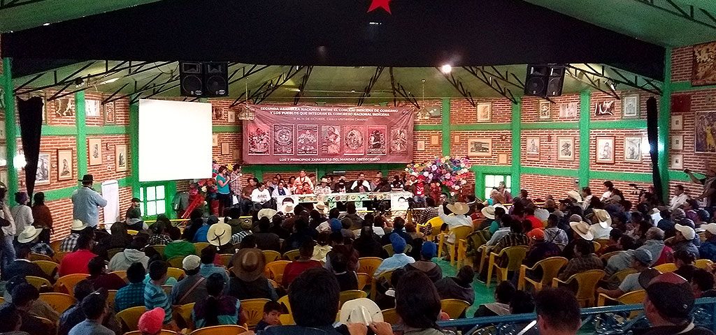 Deuxième assemblée du Congrès National Indigène, San Cristóbal de Las Casas, Chiapas, octobre 2018 © SIPAZ