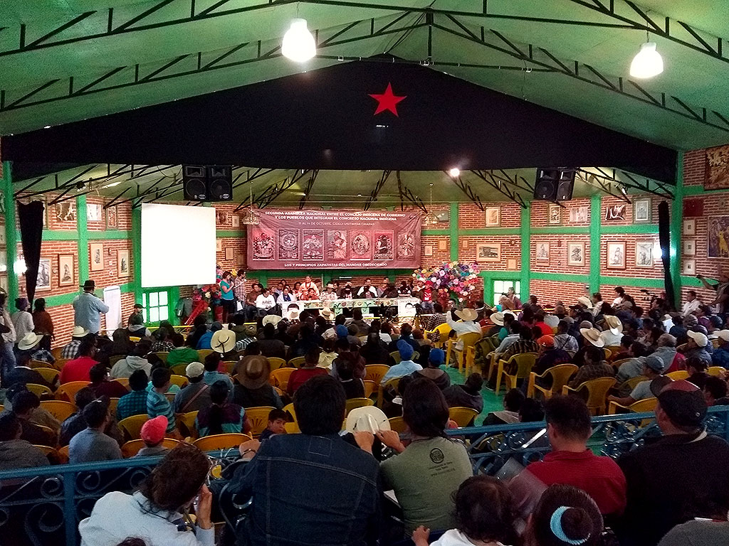 Zweite Versammlung des Nationalen Indigenen Rates, San Cristóbal de Las Casas, Chiapas, Oktober 2018 © SIPAZ