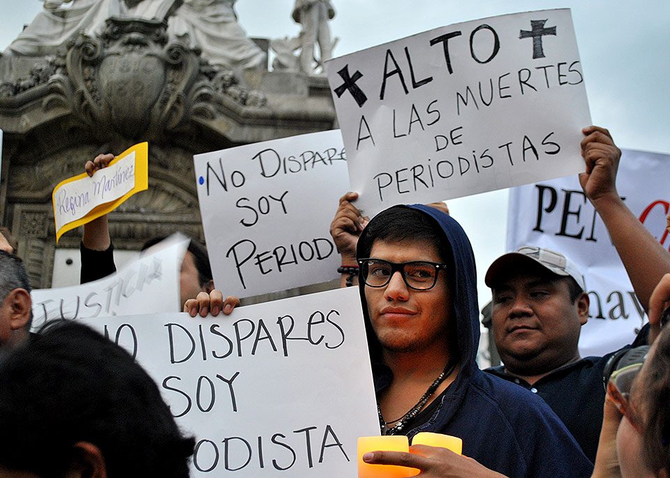 Protest against violence against justice © Derechos Digitales
